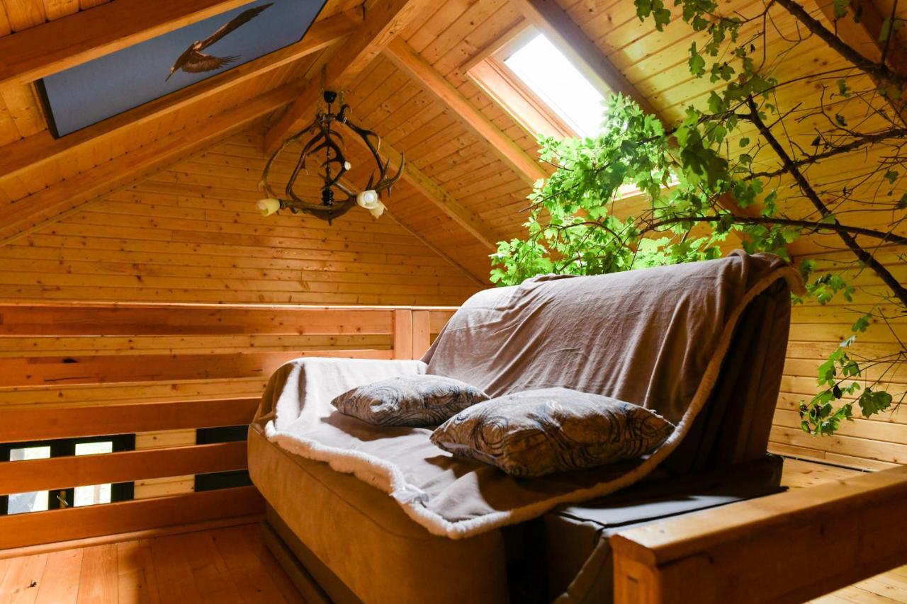 Cuibul Vulturilor - Casuta In Copac Villa Moisei Buitenkant foto